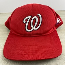 Red Washington Nationals MLB Hat Adjustable Adult Size OSFA Baseball Cap