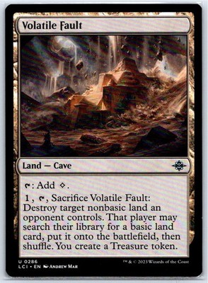 Volatile Fault The Lost Caverns of Ixalan 286 LP-NM MTG Card