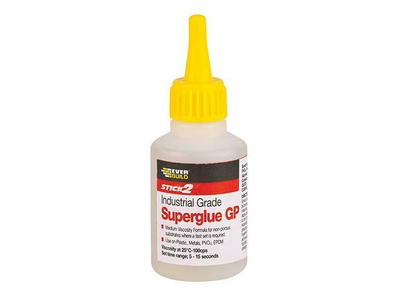 Everbuild Industrial Superglue General Purpose 50G EVBCYN50