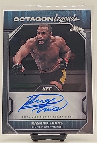 2024 Topps Chrome UFC Octagon Legends Autographs #OLA-REV Rashad Evans Auto MMA - 第 1/2 張圖片