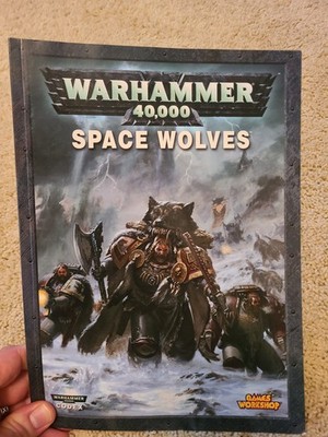 Warhammer 40,000 40k Space Wolves Codex 2009 Games Workshop Paperback Edition