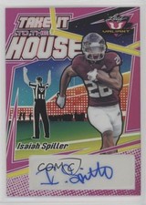 2022 Leaf Valiant Take it to the House Pink 2/7 Isaiah Spiller #TH-IS1 Auto 4z8