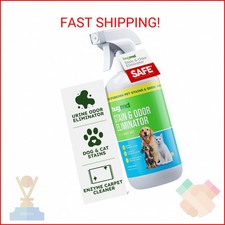 BugMD Enzyme Cleaner for Dog  Cat Urine  Pet Stain and Odor Remover for Carpet