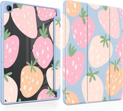 Case for Samsung Galaxy Tab A9 Plus 11 inch 2024 with S Pen Holder, Trifold Stan