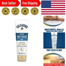 4 oz Non-Greasy Healing Foot Cream with Aloe for Healthier Looking Feet