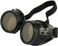 Vintage Steampunk Goggles Mad Scientist Goggles Cosplay Punk Glasses for Adult,