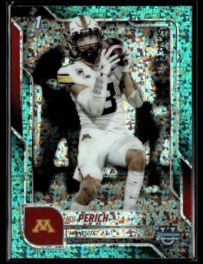 2025 Bowman U Chrome Aqua Mini Diamond 1st Koi Perich /325 #116