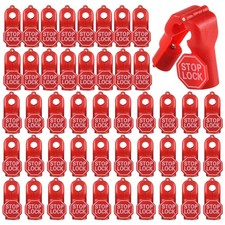 Anbindung Haken Schloss Stop Schloss 100 StüCk Kunststoff Rot Stop Schloss 4326