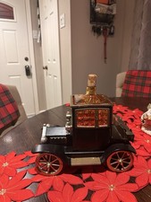 Vintage Automobile Liquor Decanter & Music Box – “Roll Out the Barrel” 