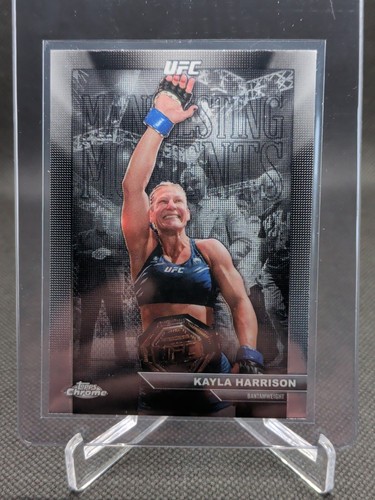 2026 Topps Chrome UFC Kayla Harrison Manifesting Moments