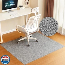 BAGAIL Office Chair Mat for Hardwood Floor, 45"x53" Heavy Duty Co