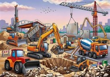 100 Piece Puzzles for Kids Ages 4-6 6-8 8-10, 100 Piece Construction Site Learni