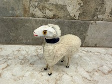 Vintge Putz 2.75" Sheep with Glass Eyes 1