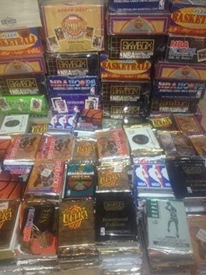 Collector's Dream: 60 Unsearched Basketball Card Packs Featuring Hall-of-Famers