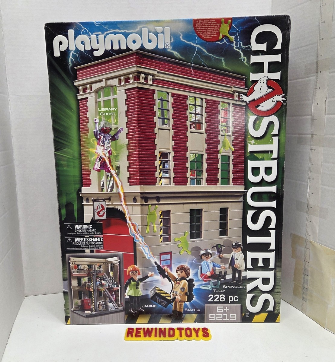 Playmobil Ghostbusters Firehouse Station Play Set 9219