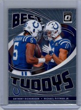2024 Donruss Optic #7 Anthony Richardson / Michael Pittman Jr. Best Tuddys