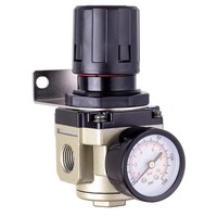 "Druckluft Wartungseinheit Druckminderer Regler FüR Kompressor 3/4\""