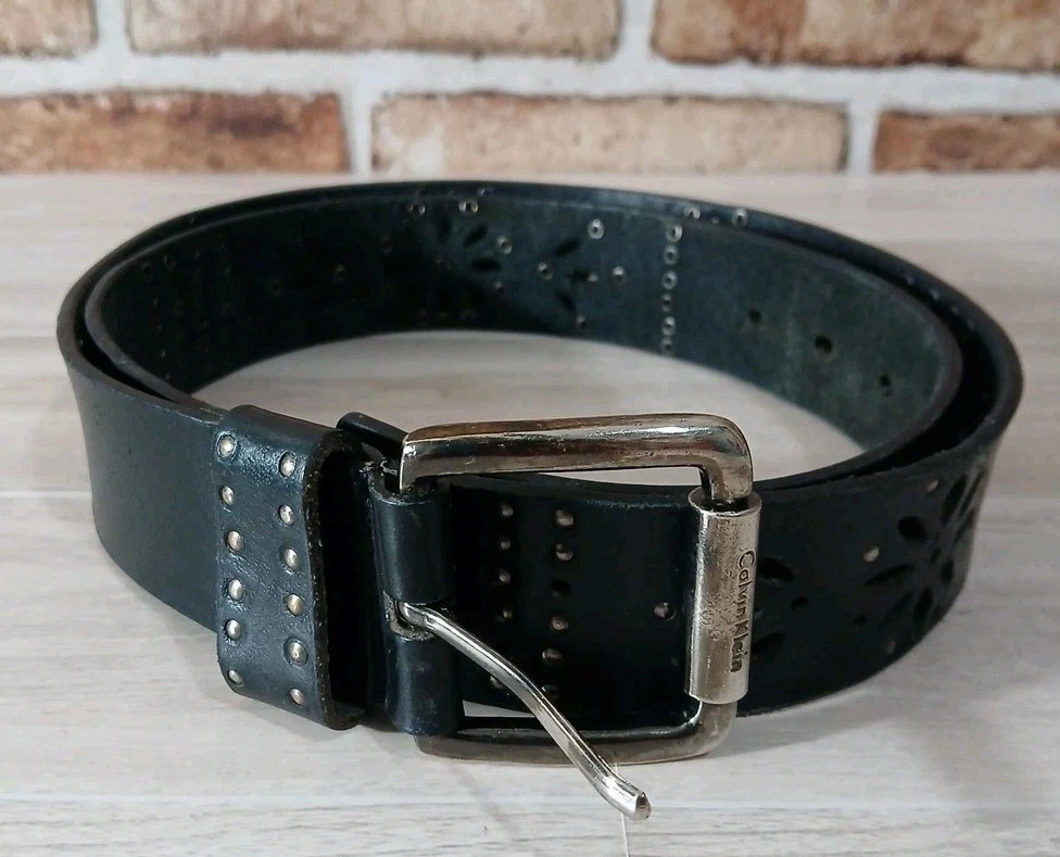 Calvin Klein Leather Stretch Belt, Sz L/XL Calvin Klein | Accessories | Vintage Calvin Klein Stretch  main image 3
