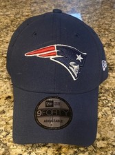 New England Patriots 9Forty New Era Blue Adjustable Strap Hat Cap