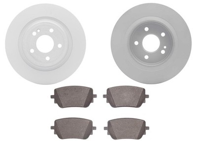 For Mercedes Benz GLB250 2020-2025 302MM Rr Coated Brake Disc Rotors Brake Pads