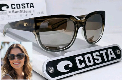 COSTA DEL MAR ocean jade/silver WATERWOMAN 2 polarized 580G sunglasses (900408)