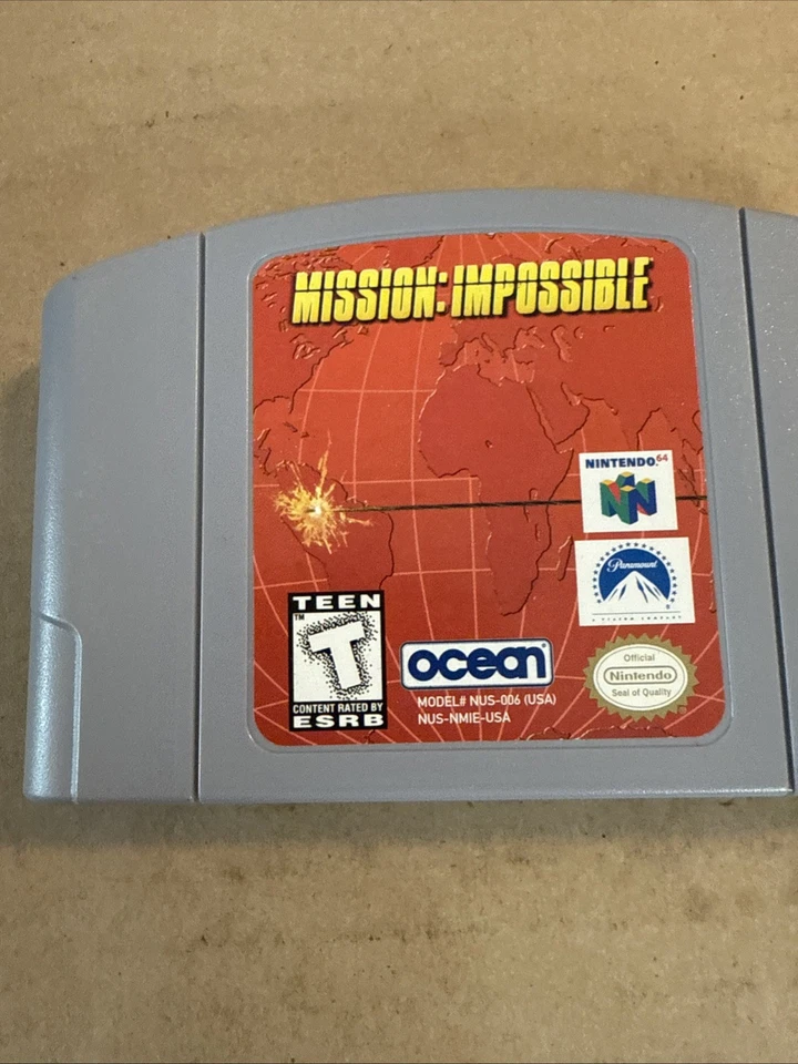 Mission: Impossible (Nintendo 64) Authentic N64 - Tested Authentic Video Game - Image 4 of 4