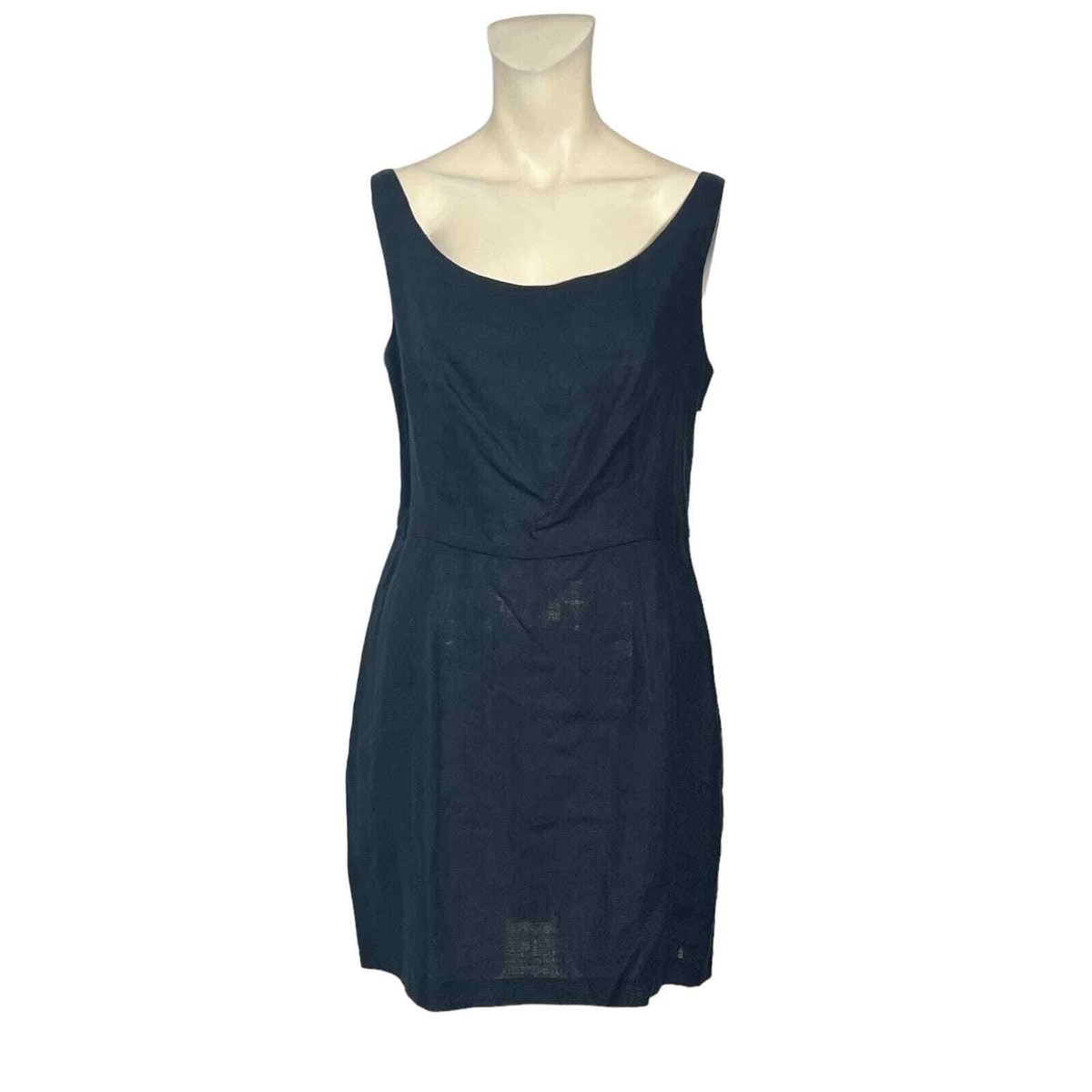 chinese dress ladies Esprit black linen mini dress main image 1