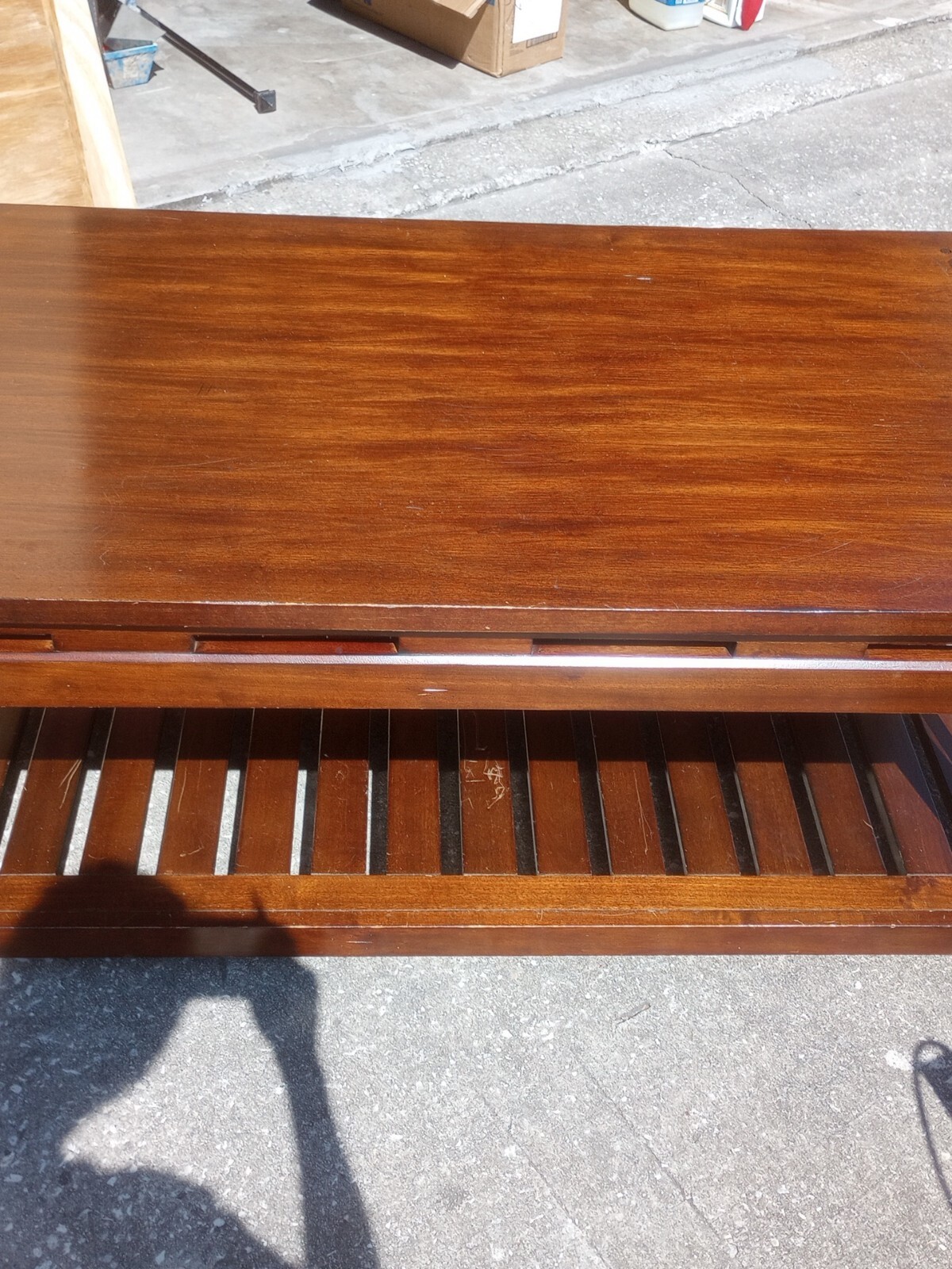 used wood coffee table eBay