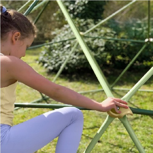QLS Kletterkuppel aus Stahl Klettergerüst für Kinder Garten Geodome - Bild 5 von 26