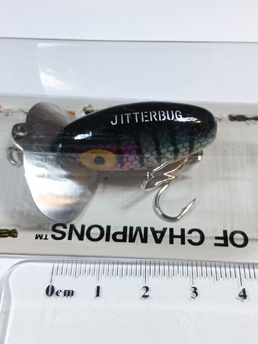 Arbogast fishing lure Jitterbug 'Perch' surface popper, Bass, Cod, Trout lure. - Picture 2 of 10