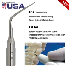 Dental Ultrasonic Piezo Periodontal Scaler Tips 10X Fit Satelec Acteon DTE NSK