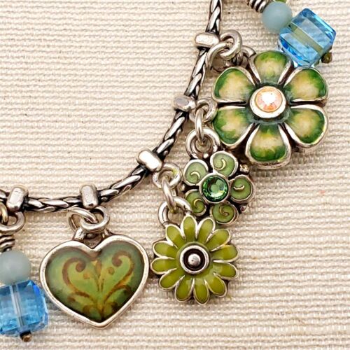"Brazalete Dije Brighton Abraza Vida Mariposa y Flores 7-1/2" - Imagen 3 de 10