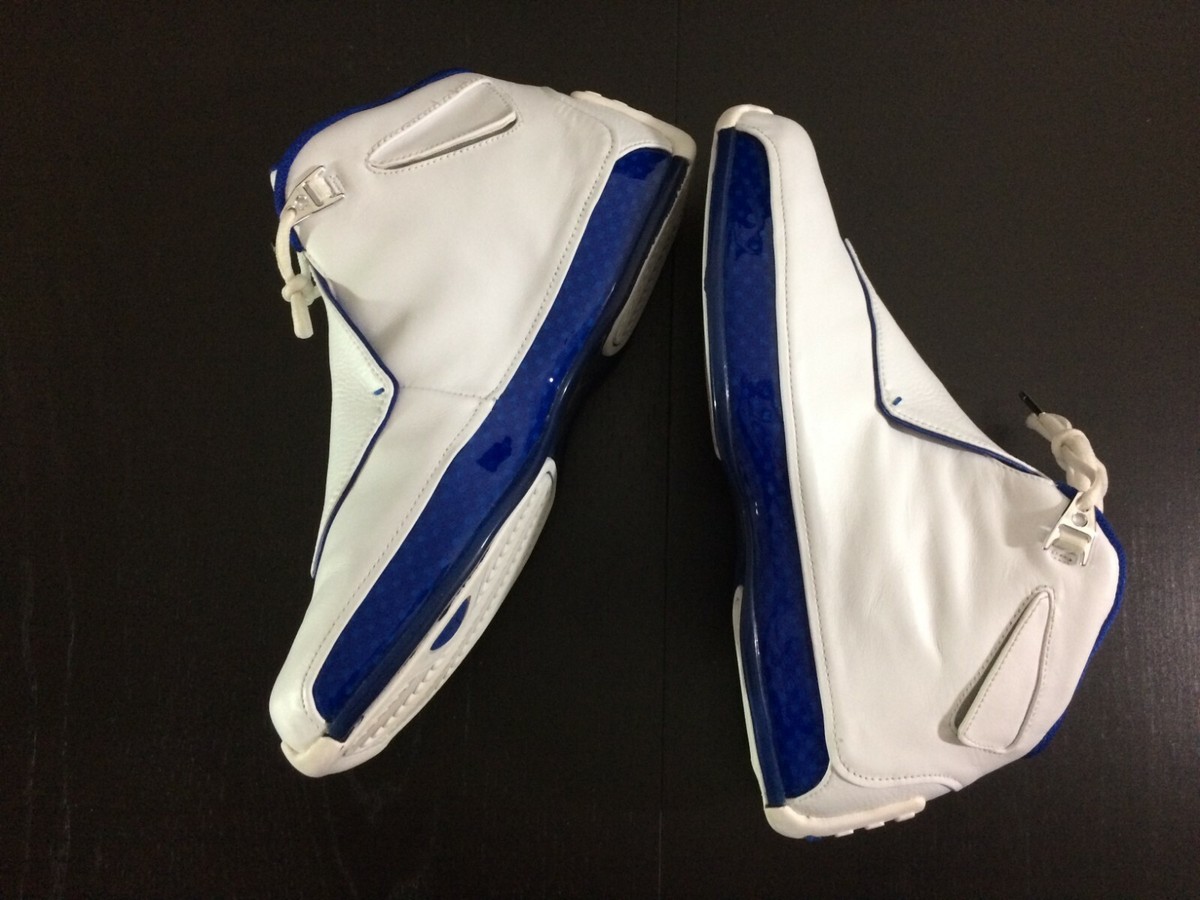 Nike Air Jordan 18 OG White Sport Royal 2003 - Size 11.5 | eBay