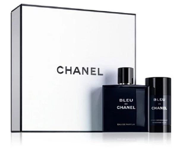 Juego de regalo de 2 piezas CHANEL BLUE De CHANEL (3,4 OZ EAU DE PARFUM + 2  OZ DESODORANTE)