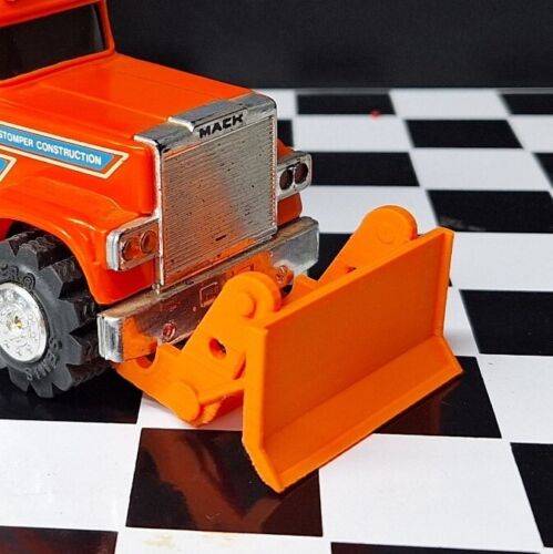 (3D) 1 orange Semi Snow Demon Blade für Schaper Stomper Muldenkipper *siehe Beschreibung.