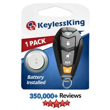 Fits New Replacement Dei Viper 4 Button Keyless Remote Key Fob EZSDEI7141