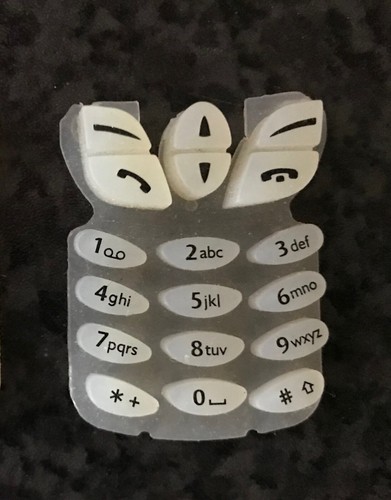 Tastenmatte für Nokia 8550 Ersatz-Tastaturgummi