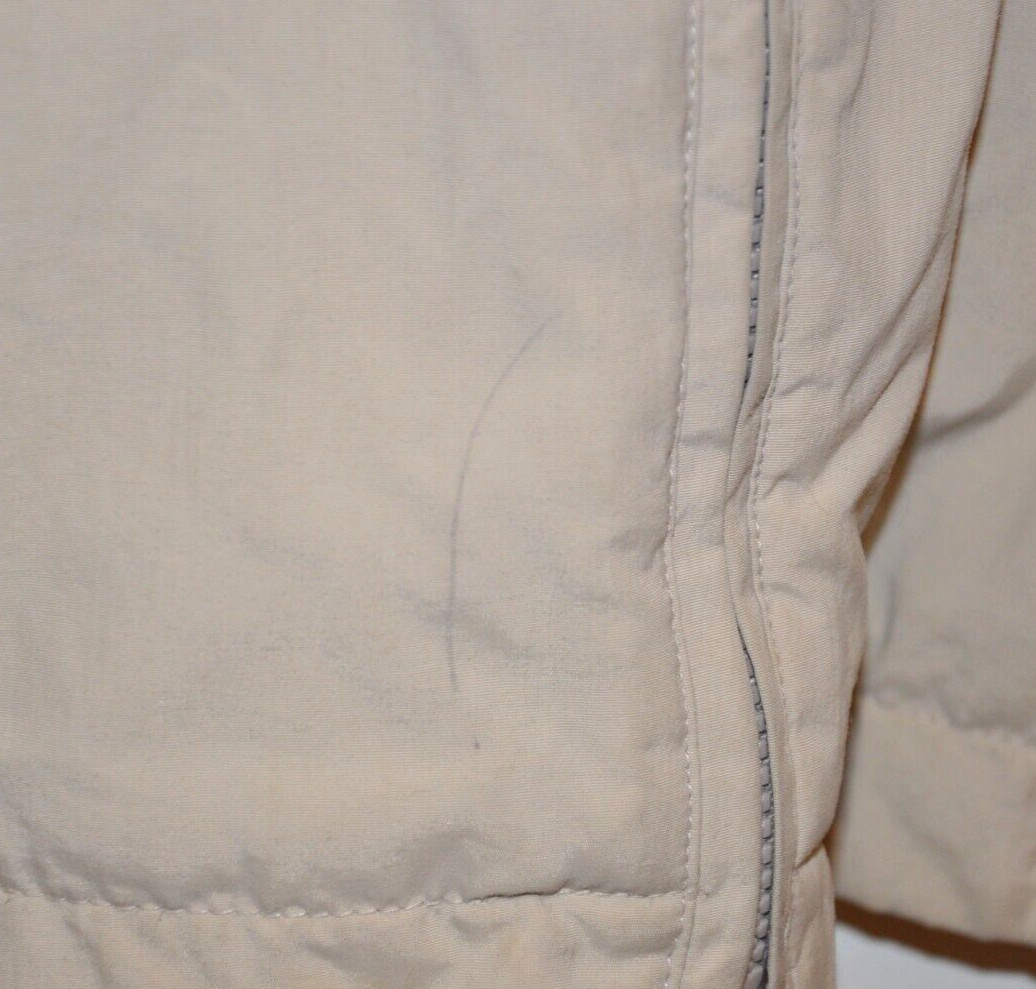 VTG Eddie Bauer Outdoor Outfitters Bomber Jacket Tan Full Zip Lined Men's Sz.XXL image 9