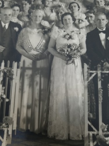 1940 Freemason's Group Photo, Masonic Formal Dress Attire Regal Pageantry - Picture 5 of 6