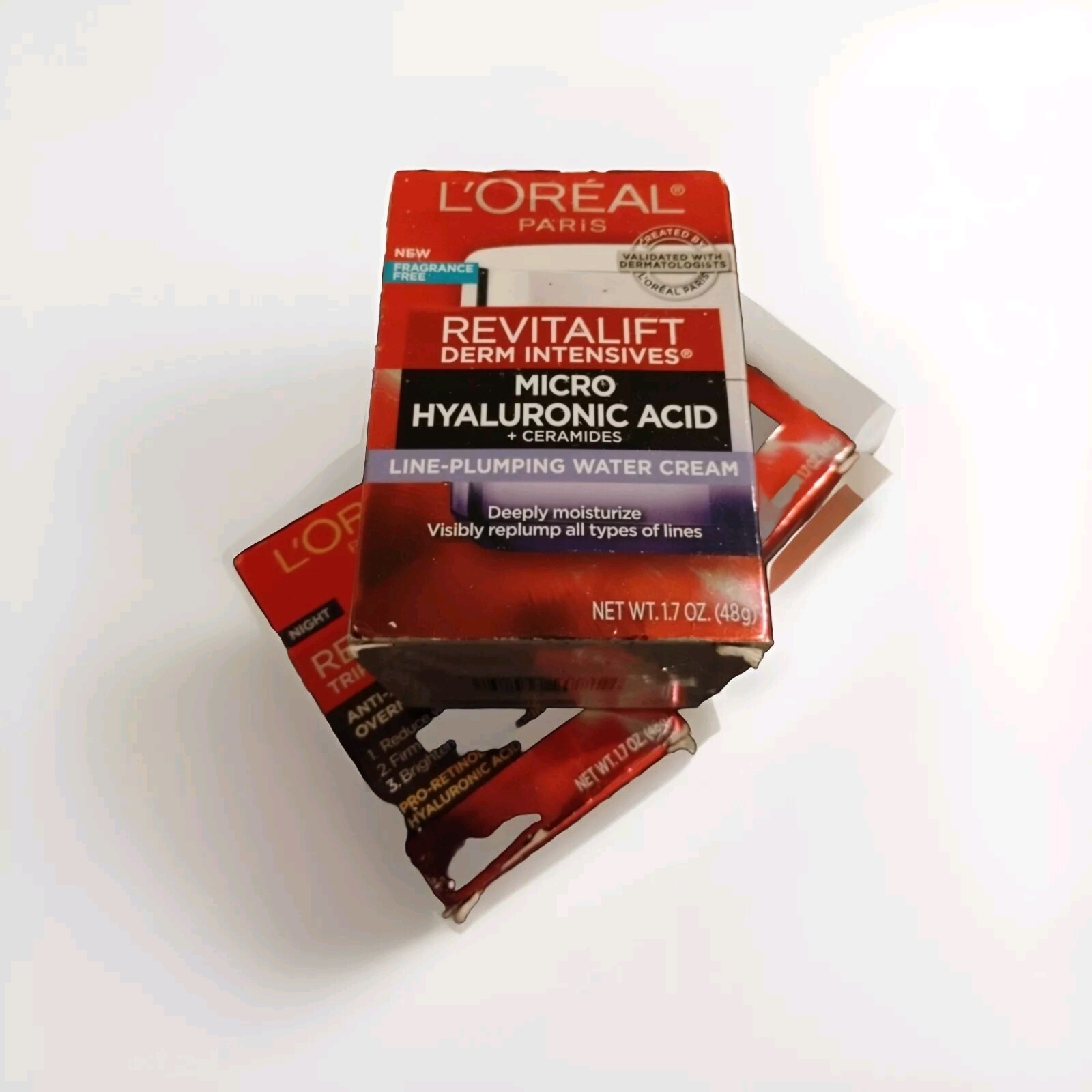 L'Oreal Paris Revitalift Micro Hyaluronic Acid Line-Plumping Cream 1.7oz NEW