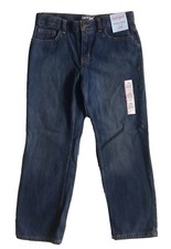 Cat  Jack Jeans Age 10 Husky 100 Cotton Pockets Zipper Button Relaxed Straight