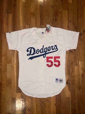 OREL HERSHISER Authentic Russell Athletic LOS ANGELES DODGERS