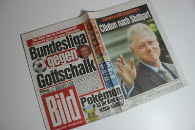 Bildzeitung 12.04.2000 April 12.4.2000 gift 20. 21. 22. 23rd Birthday