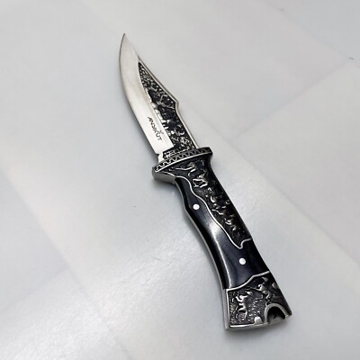 10.75'' Engraved Hunting Knife Full Tang Survival Outdoor Tactical Camping