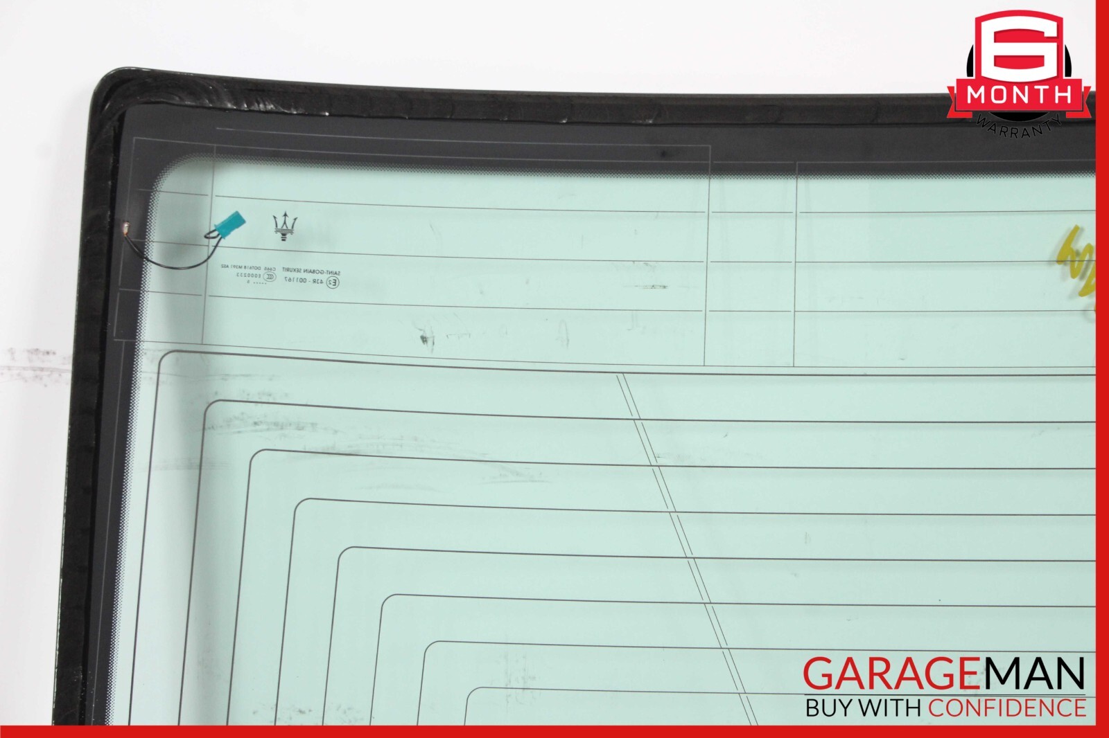 14-17 Maserati Ghibli M157 Rear Back Windshield Wind Shield Window Glass
