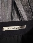 Alice + Olivia Women's Danica Sunburst Pleated Mini Skirt Silver Sz. 0 — photo 10