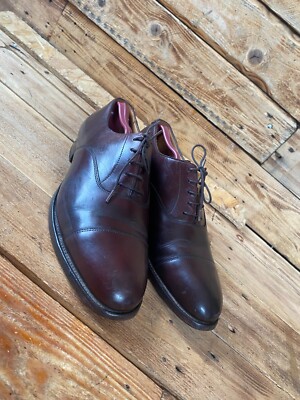 Crockett&Jones Cap Toe Oxford レザーシューズ Crockett and jones newquay cap-toe brown leather oxford dress