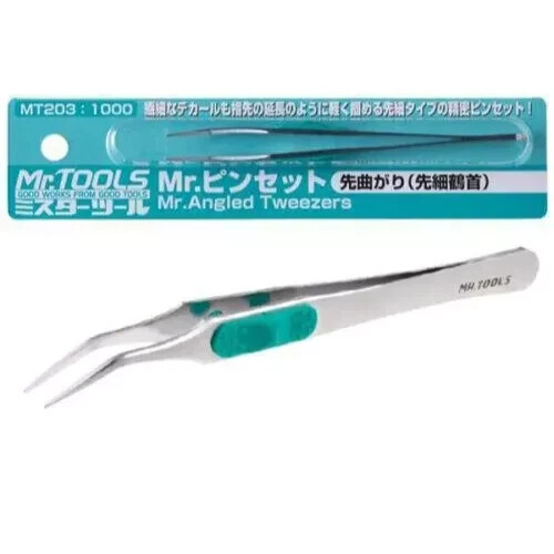 Mr Hobby Mr Tools Mr Angled Tweezers - MT203