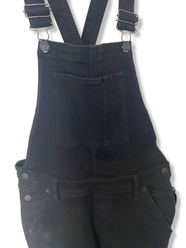 Ksubi Black Denim Dungarees / Overalls | Stretch, Women, Sz 26 But fits up to 28 - Picture 5 of 12