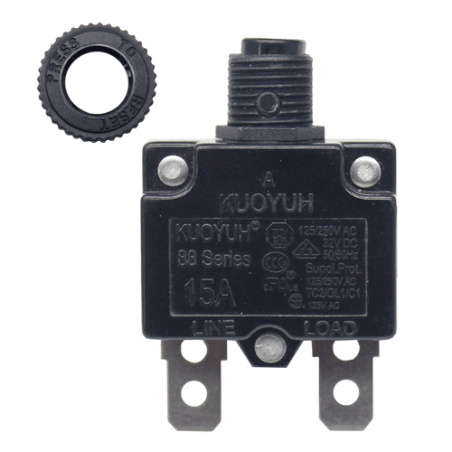 KUOYUH Leitungsschutzschalter 88 Serie 125/250VAC 32VDC 50/60Hz 3-30A - Bild 8 von 12